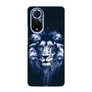 Чохол з картинкою ЛЕВ для Huawei Nova 9 SE (VPrint) (Синій Лев)