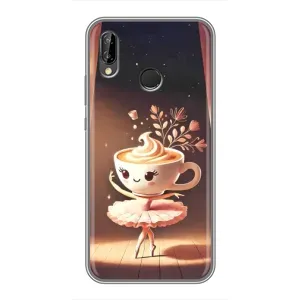 Чехол с мемом Тралалело тралала на Huawei P Smart 2019 (Балерина капучина)