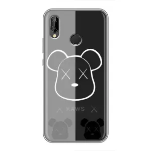 Чохли для Huawei P Smart 2019 - Bearbrick Louis Vuitton (PREMIUMPrint) (БеарБрік очі)