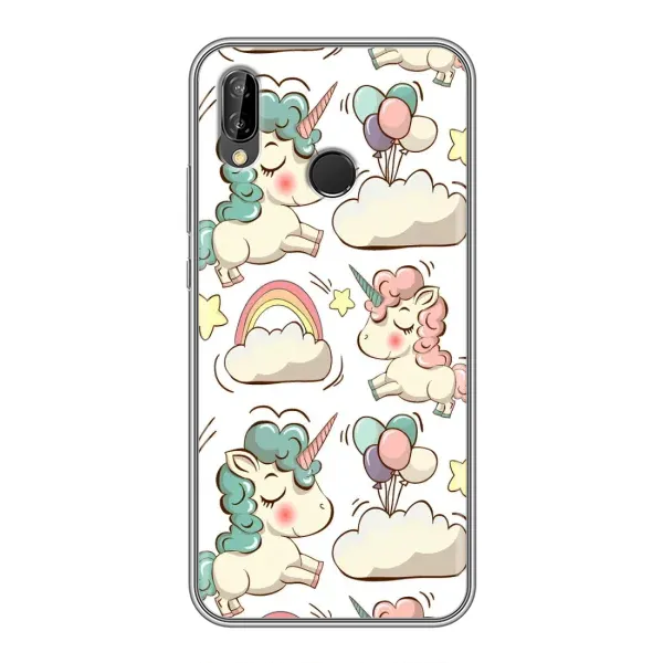 Чехол с принтом «Единорожки» для Huawei P Smart 2019