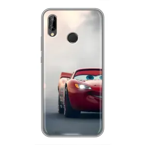 Силиконовый чехол Маквин для Huawei P Smart 2019 (Скоростной Маквин)