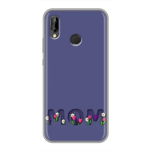 Чохол з принтом «Мама в квітах» для Huawei P Smart 2019