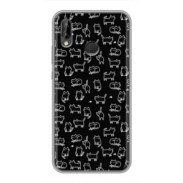 Чехол с принтом «Меленькие котики» для Huawei P Smart 2019