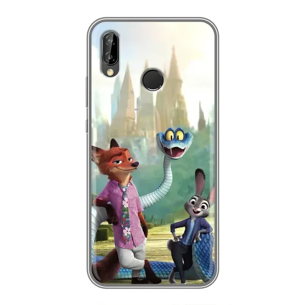 Чехол с принтом «Герои мультфильма Зверополис» для Huawei P Smart 2019 Чехол с принтом «Герои мультфильма Зверополис» для Huawei P Smart 2019