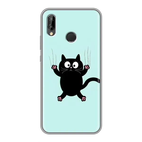 Чехол с принтом «Падающий кот» для Huawei P Smart 2019