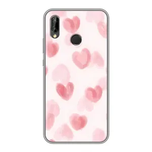 Чехол с розовым рисунком для Huawei P Smart 2019