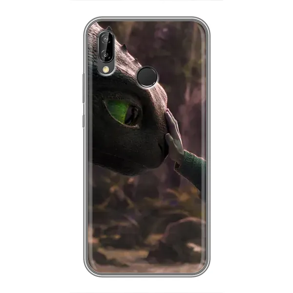 Чехол с принтом «Сцена с драконом» для Huawei P Smart 2019
