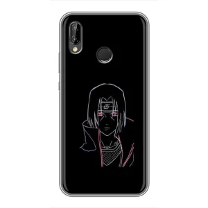 Чохли на тему: Ітачи Учіха для Huawei P Smart 2019 (AlphaPrint) (силует Ітачі)