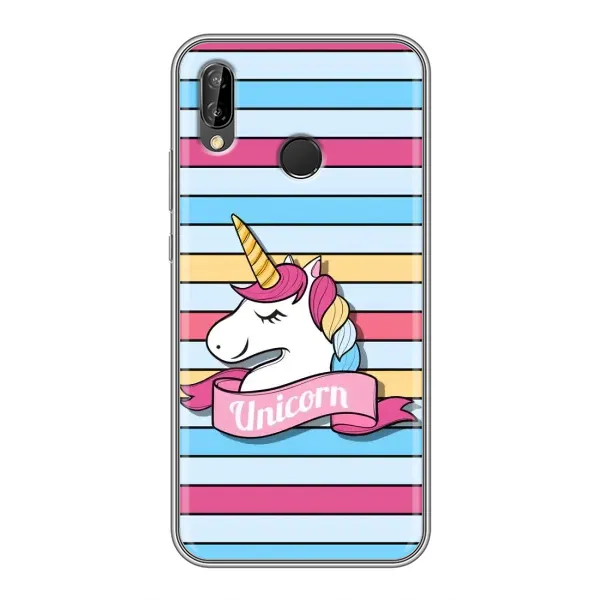 Чехол с принтом «Unicorn» для Huawei P Smart 2019