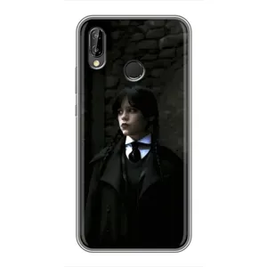Чехол с дизайном Венздей 2 на Huawei P Smart 2019 (Темный стиль Уэнздей)