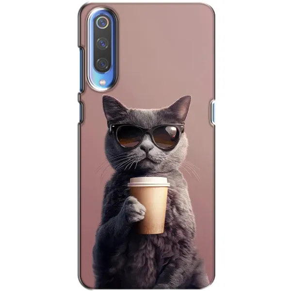 Чехол с принтом «Кот с кофе» для Huawei P Smart 2020