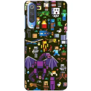 Чехол Майнкрафт на Huawei P Smart 2020 (AlphaPrint) Minecraft (Коллаж Майнкрафт)