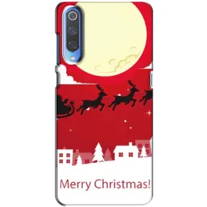 Рождественские Чехлы для Huawei P Smart 2020 (VPrint) (Санта с оленями)