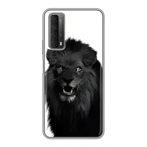 Чохли з картинкою животних Huawei P Smart 2021 (Чорний ЛЕВ)