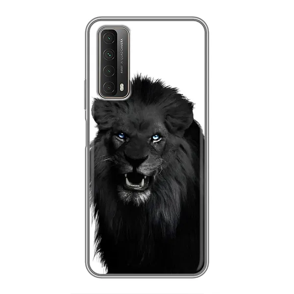 Чохол з принтом «Чорний ЛЕВ» для Huawei P Smart 2021