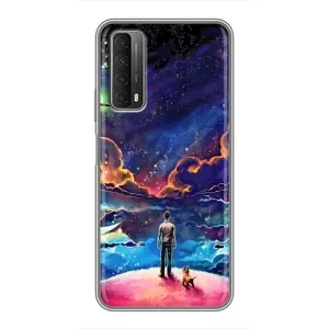 Космічні Чохли для Хуавей П Смарт 2021 (VPrint) (Вид Галактики)