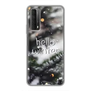 Новорічні, Святкові Чохли для Huawei P Smart 2021 - 2024 год (Hello winter)