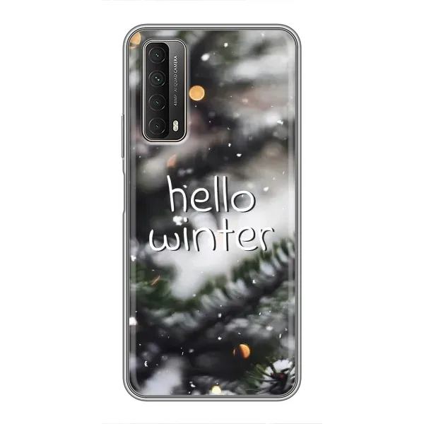 Чехол с принтом «Hello winter» для Huawei P Smart 2021