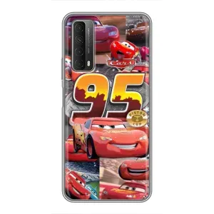 Силіконовий чохол Маквін для Huawei P Smart 2021 (Колаж Блискавка Маквін)