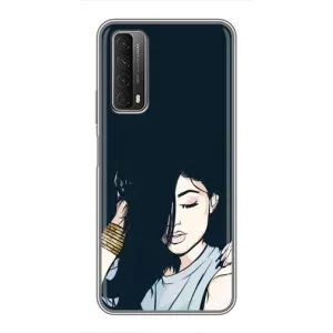 Чохол з друком для Huawei P Smart 2021 - (Мода) (AlphaPrint) (Гарна дівчина)