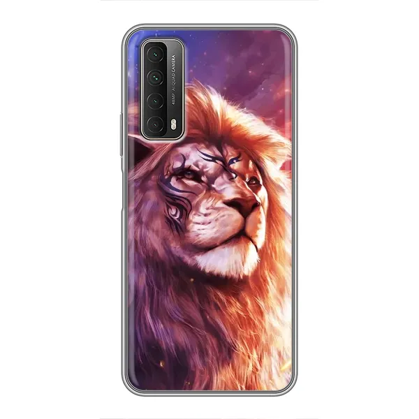 Чехол с принтом «Красочный Лев» для Huawei P Smart 2021