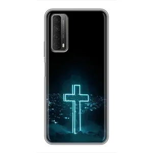 Християнські Чохли для Huawei P Smart 2021 (AlphaPrint) (Хрест і місто)