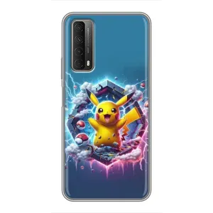 Чохол з Пікачу на Huawei P Smart 2021 (Лого Пікачу)