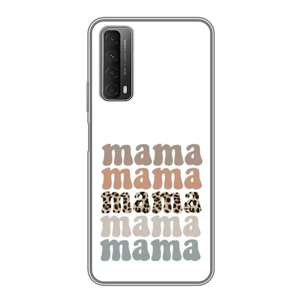 Чохол з принтом «Текстовий колаж мама» для Huawei P Smart 2021