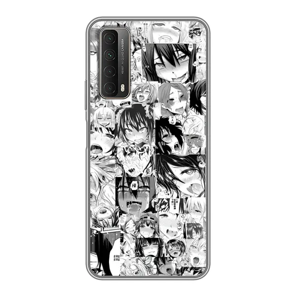 Чехол с принтом «Ahegao manga» для Huawei P Smart 2021