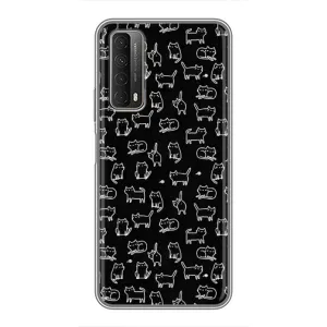 Чохол з принтом для Huawei P Smart 2021 (AlphaPrint) Модні коти (Маленькі котики)
