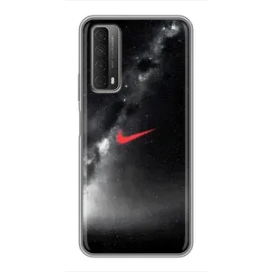 Чохол для Huawei P Smart 2021 - з принтом Найк (AlphaPrint) (Найк червоний)