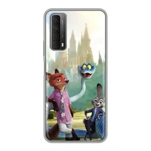 Чохол Зоотрополіс на Huawei P Smart 2021 (Герої мультфільму Зоотрополіс)