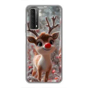 Яскравий чохол для Huawei P Smart 2021 з Зимові Оленята