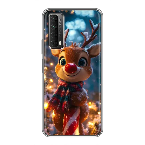 Чохол з принтом «Олень з шарфом» для Huawei P Smart 2021