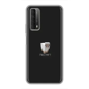 Чехол Майнкрафт на Huawei P Smart 2021 (AlphaPrint) Minecraft (Овечка Майнкрафт)