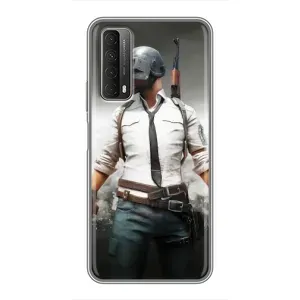 Чеjхол PUBG для Хуавей П Смарт 2021 (AlphaPrint) (Пабг мен)