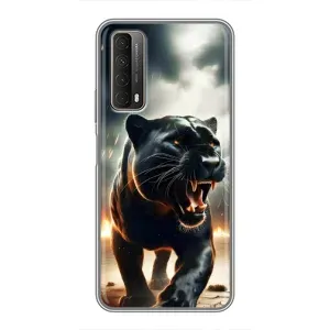 Чохол з картинкою 'Хижаки' для Huawei P Smart 2021 (Чорна пантера)