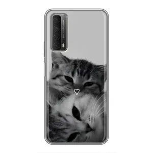 Чохол з малюнком кіт на Huawei P Smart 2021 (Пара котів)