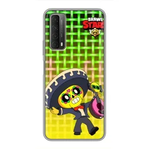 Чехлы Brawl Stars для Huawei P Smart 2021 (AlphaPrint) (Поко в самбреро)