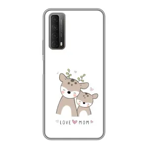 Чохли для мами на Huawei P Smart 2021 (Оленята мама і малюк)