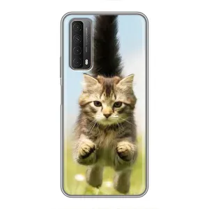 Чохли з Котиками для Huawei P Smart 2021 (VPrint) (Прижок кота)