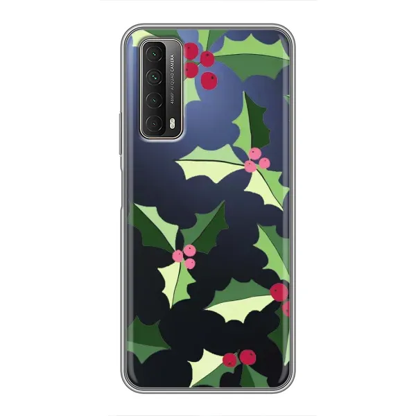 Чехол с принтом «Рождественский фон» для Huawei P Smart 2021