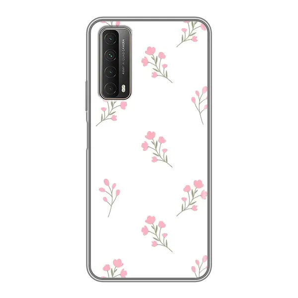 Чохол з принтом «Рожеві квіти» для Huawei P Smart 2021