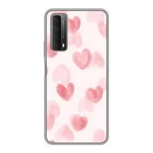Чехол с розовым рисунком для Huawei P Smart 2021