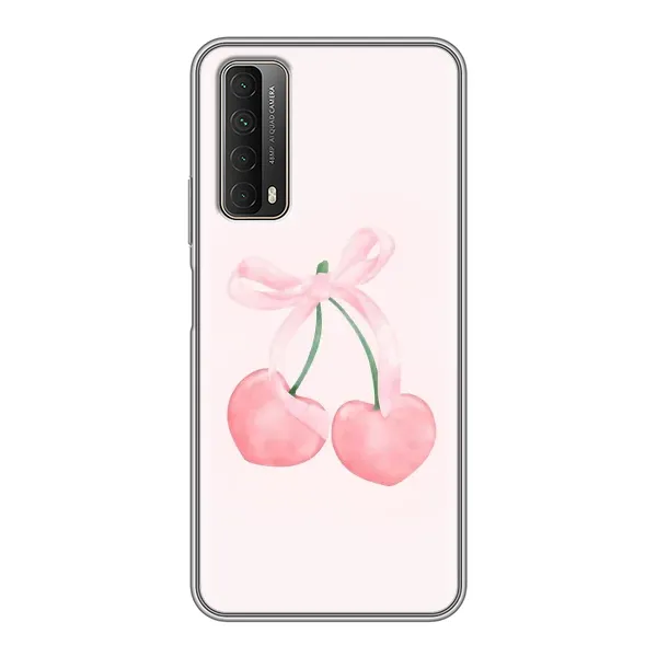 Чохол з принтом «Рожеві вишні» для Huawei P Smart 2021