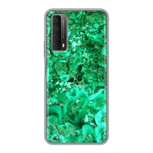 Мраморний чехол на Huawei P Smart 2021 (VPrint) (Салатовий Мрамор)