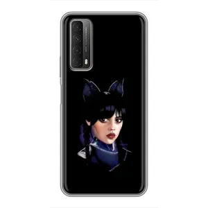 Чохли Венсдей на Huawei P Smart 2021 Уенсдей (AlphaPrint) (серйозна Венздей)