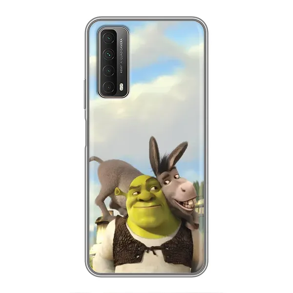 Чехол с принтом «Шрек и Осел» для Huawei P Smart 2021
