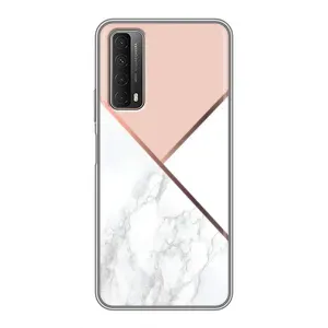 Мраморний чехол на Huawei P Smart 2021 (VPrint) (Тройний мрамор)