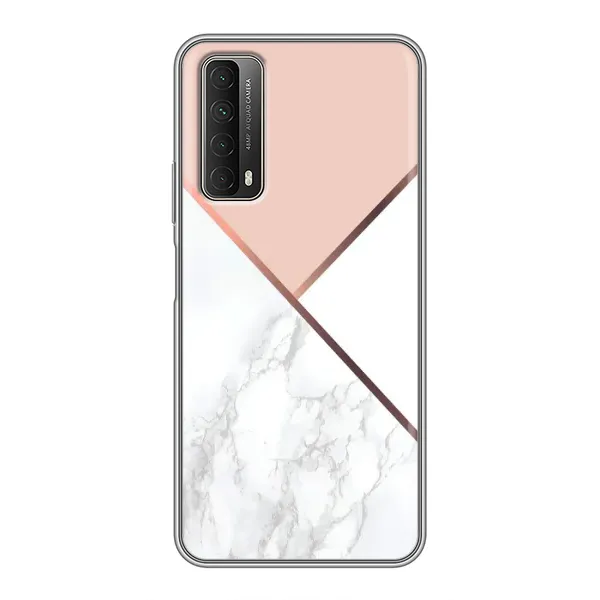 Чехол с принтом «Тройной мрамор» для Huawei P Smart 2021
